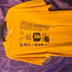 Yellow John Mayer T-shirt